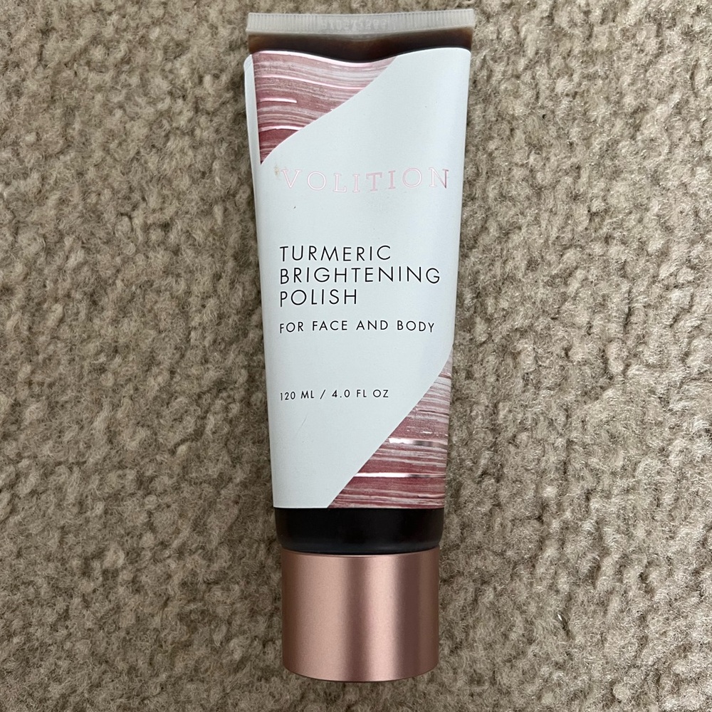 Volition turmeric brightening polish